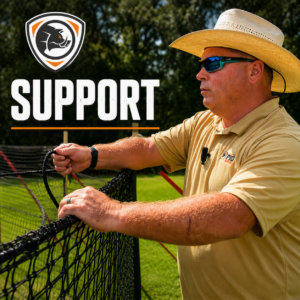 The P.I.G. Hog Trap support category image featuring a team member demonstrating trap netting with SUPPORT text and TPHT logo.